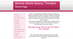 Desktop Screenshot of martinebeauty.com
